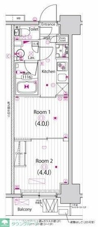 ガーラ・ステーション川崎平間の物件間取画像
